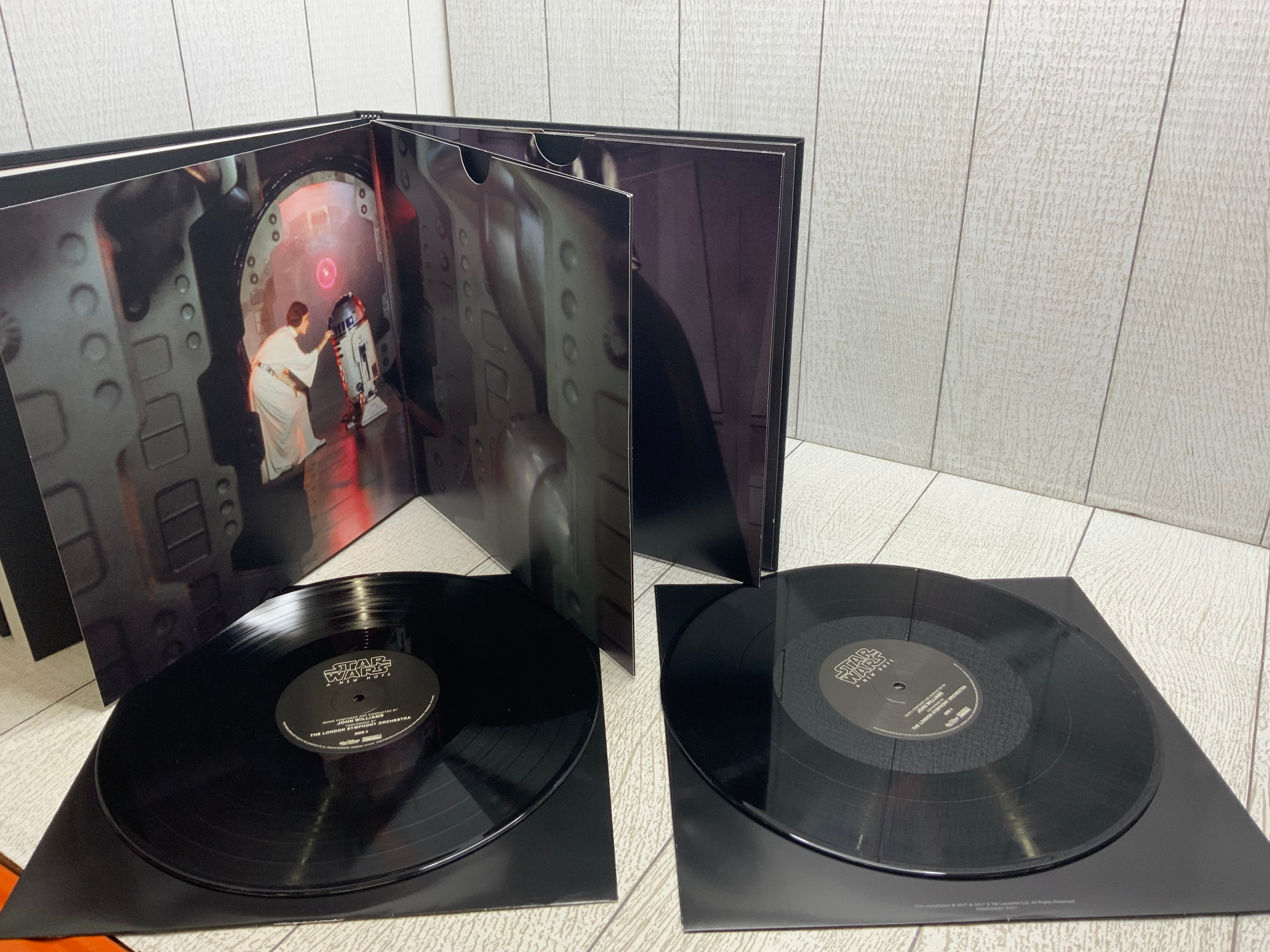 Star Wars: A New Hope Limited Edition 40th Anniversary 3 Hologram Vinyl LPs Set (8037930696942)